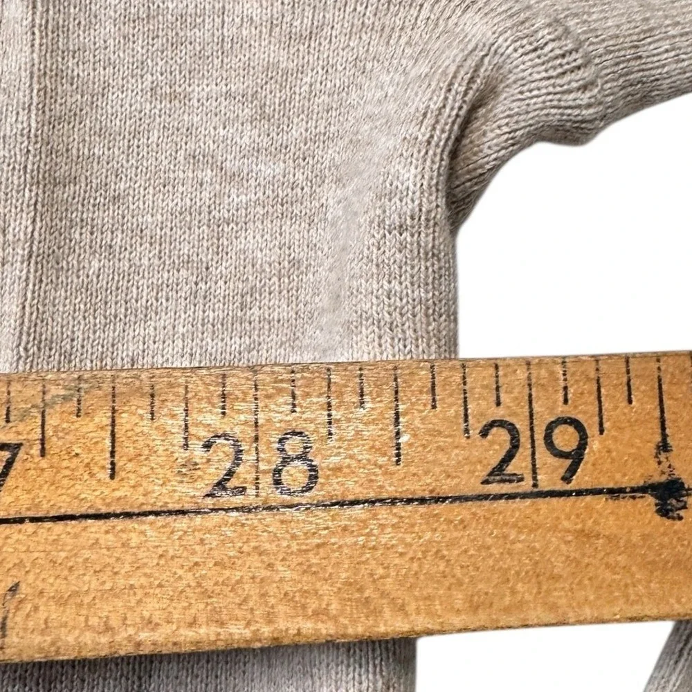 Polo Ralph Lauren Men V Neck Sweater 3XB Big Tall Beige Pima Cotton‎ Long Sleeve